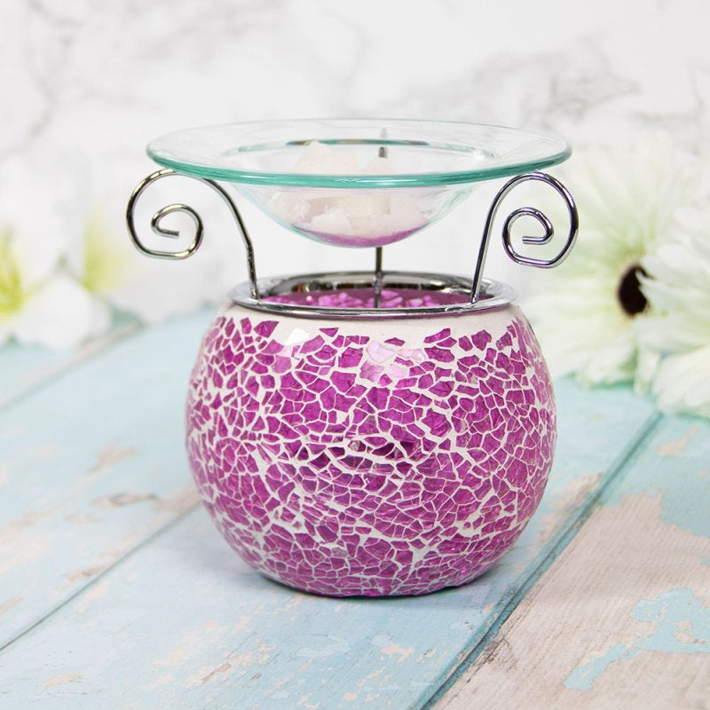 Pink Mosiac Wax Burner
