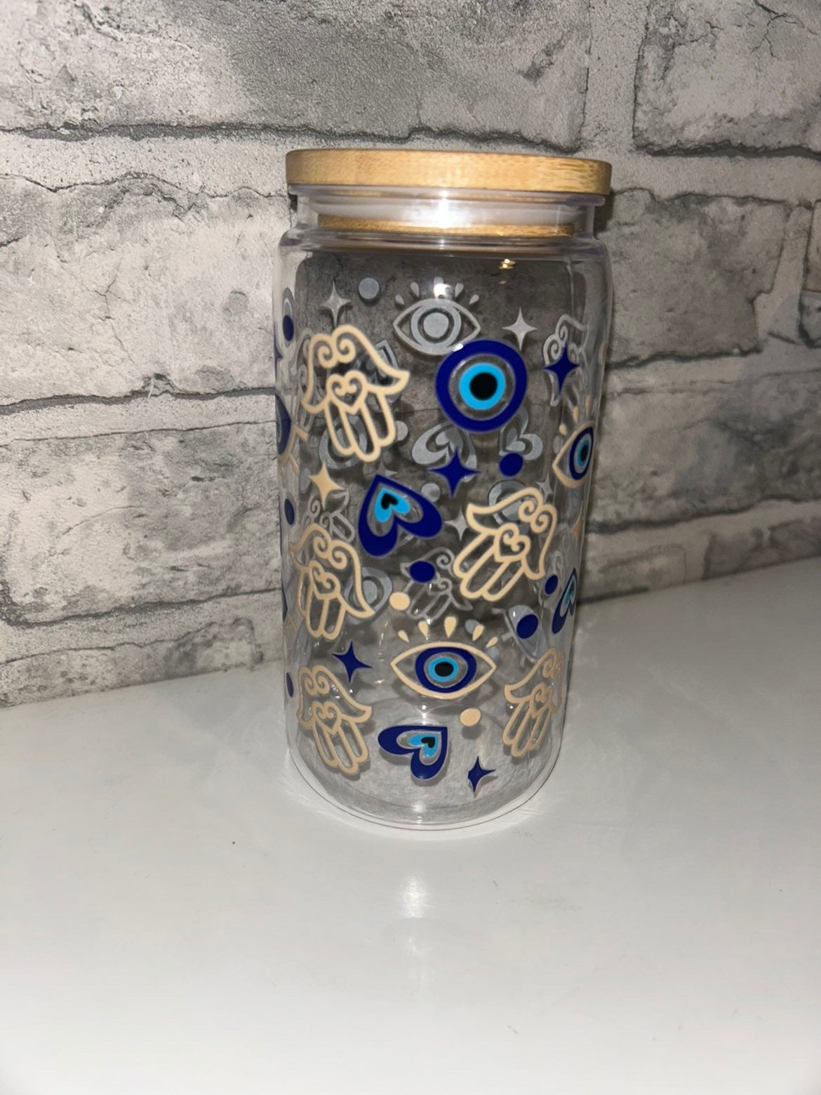 Evil Eye Bamboo Cup