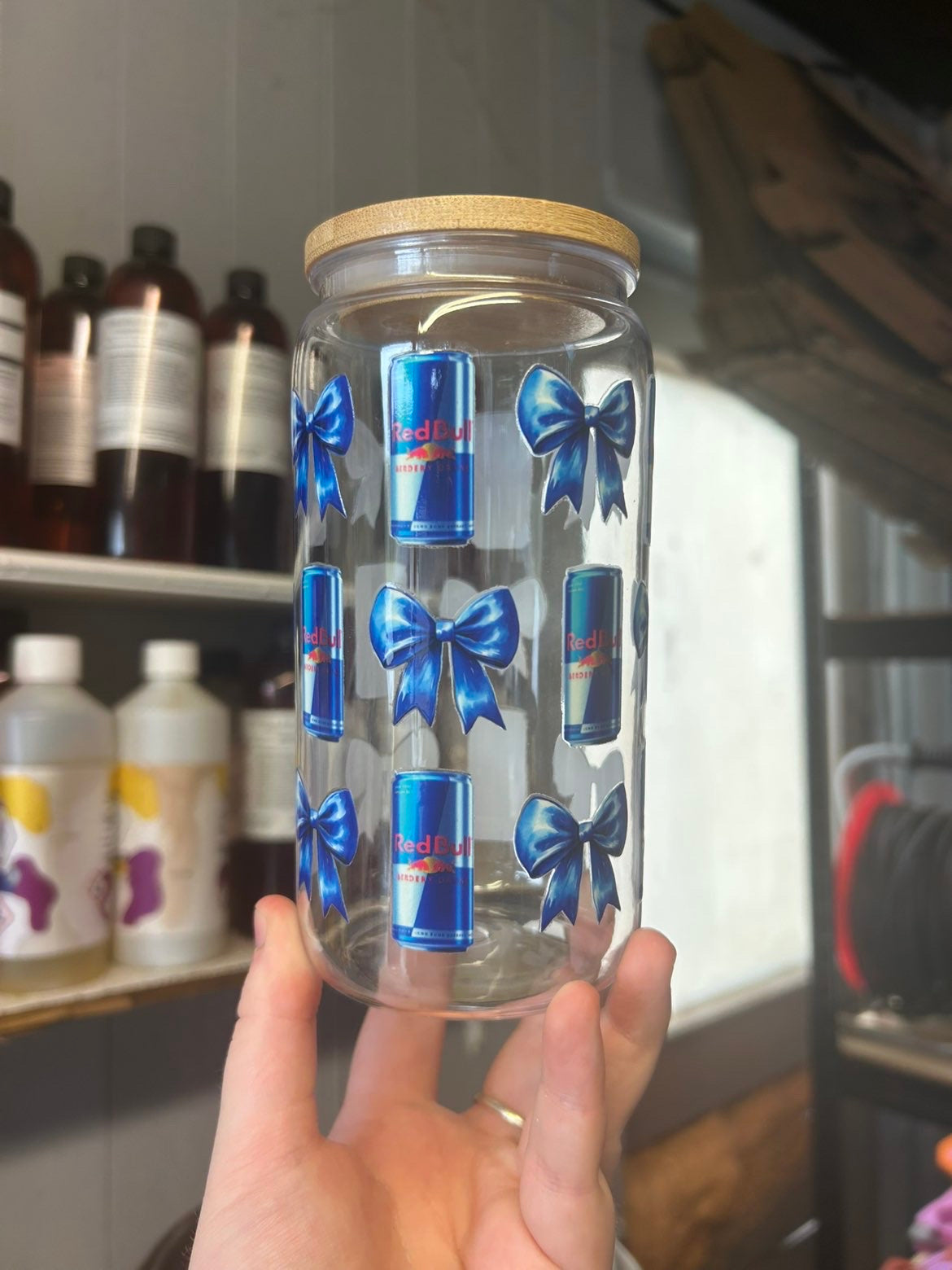 Redbull Bow-tie Bamboo Cup