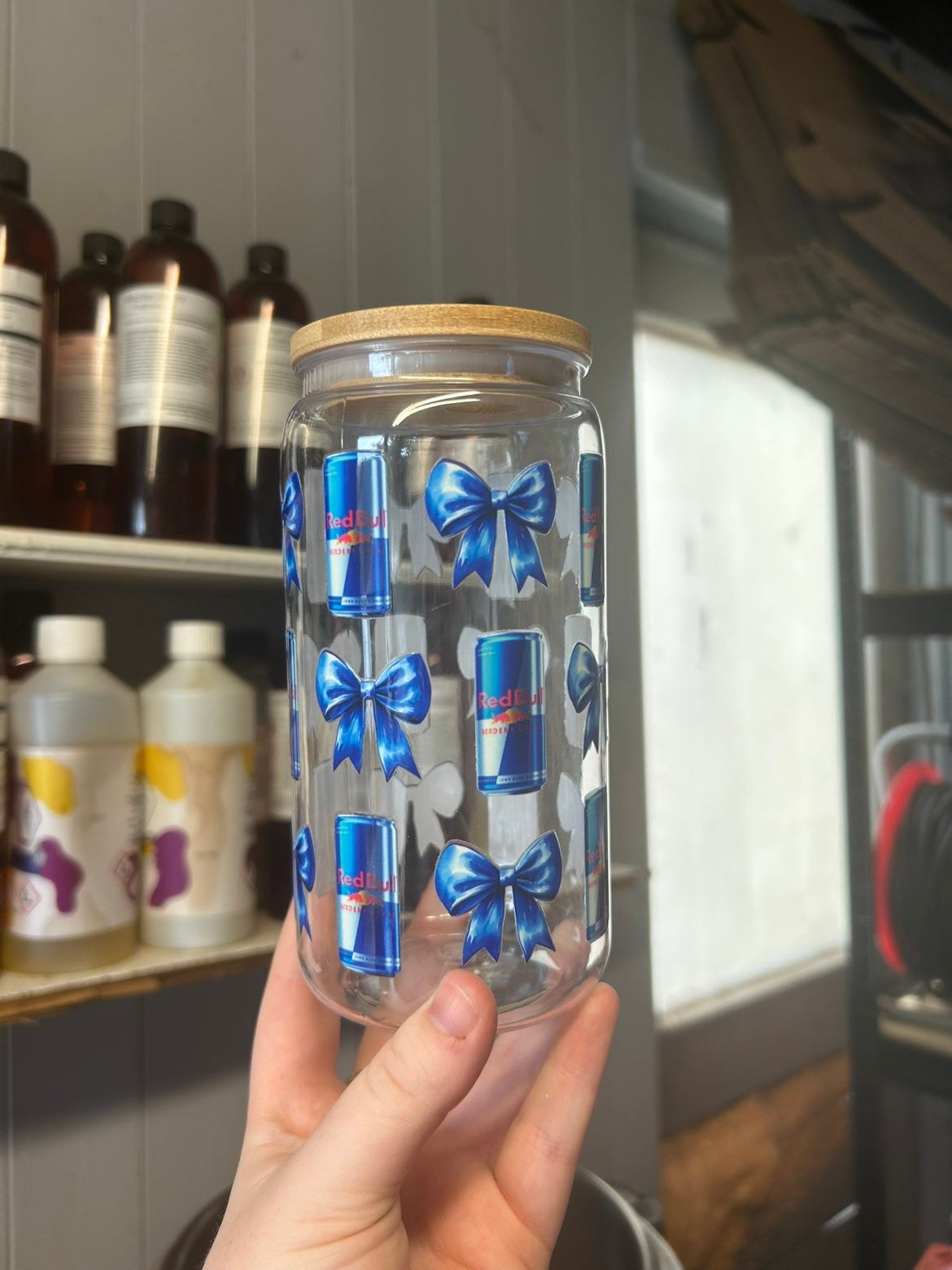 Redbull Bow-tie Bamboo Cup